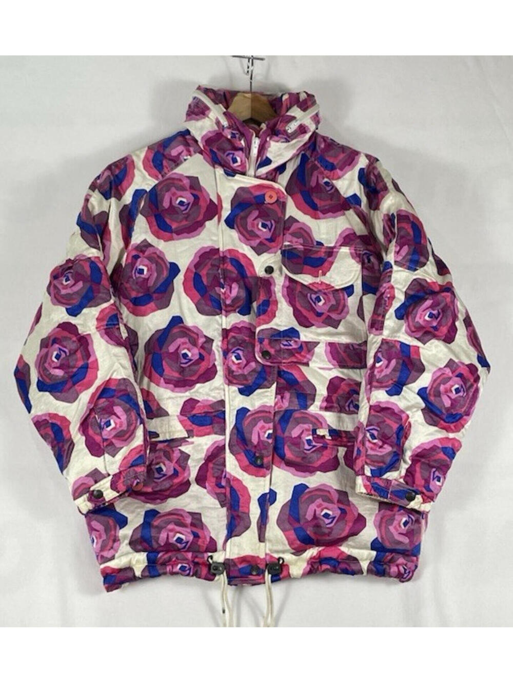 Vintage Colmar Made In Italy Down Winter Jacket Ski Fits Womens L/XL Mens M/L